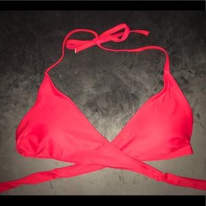 Red bikini top